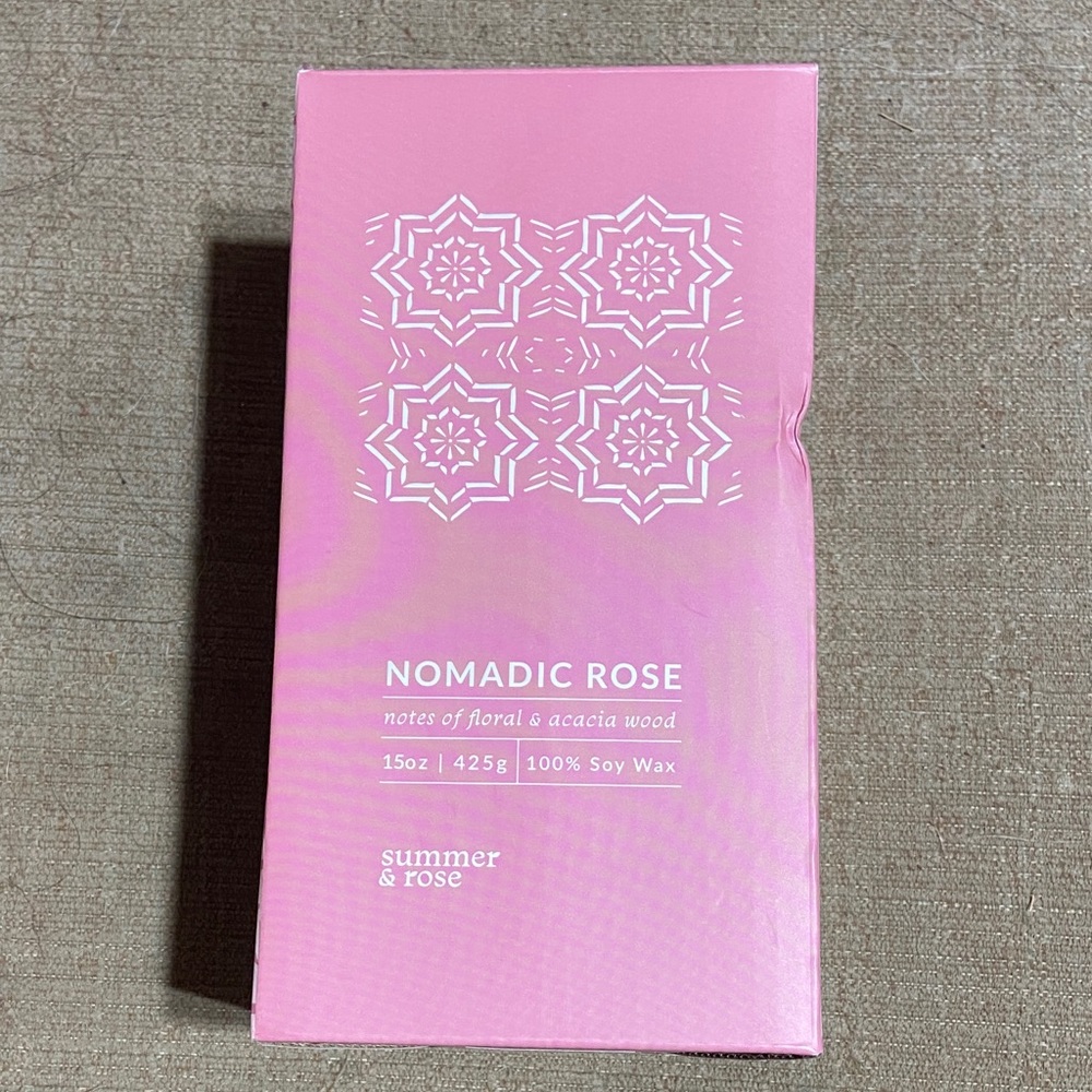 Summer & Rose Pink Nomadic Rose Candle